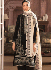 Seran Embroidered Dhanak Unstitched 3 Piece Suit - SE23TD 10 VERONICA